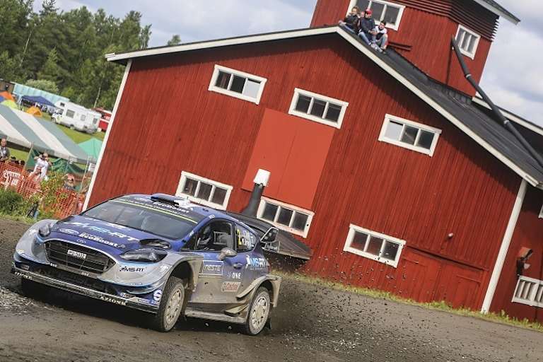 Ott Tänak am Freitag Pech, am Sonntag Siebter