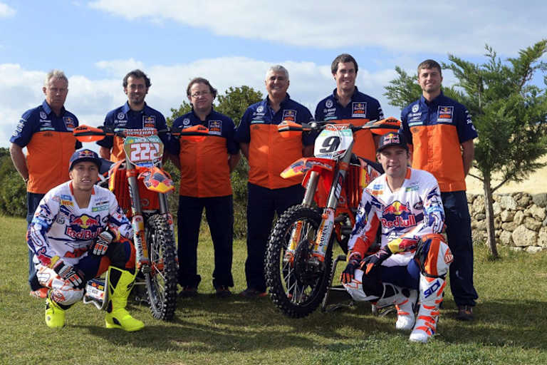 Das KTM-Werksteam ist für die europäischen Grand-Prix-Rennen wieder vollständig