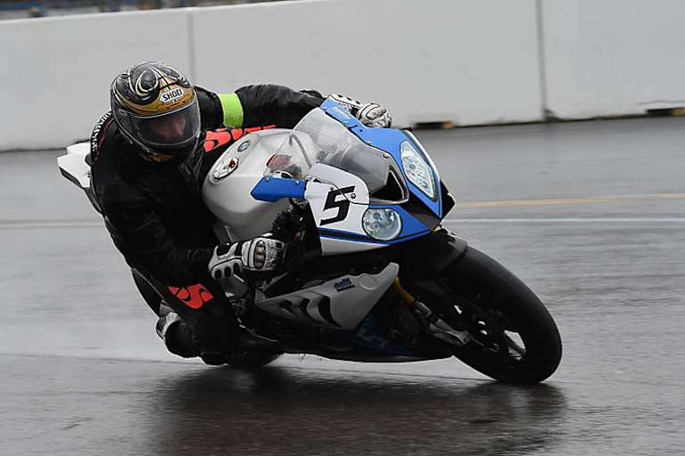 Teuchert liess sich auch vom Regen nicht abhalten