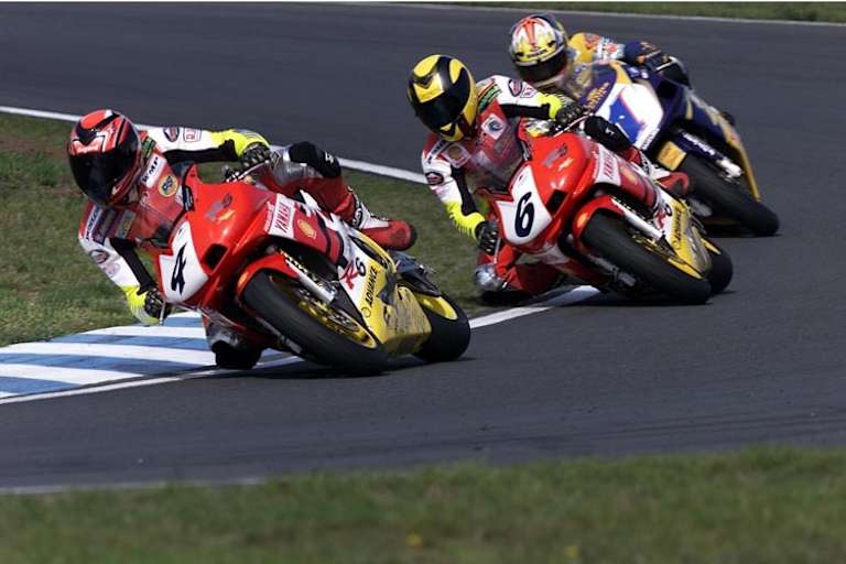 Oschersleben SSP-WM im Jahr 2000: Teuchert vor Kellner auf Yamaha