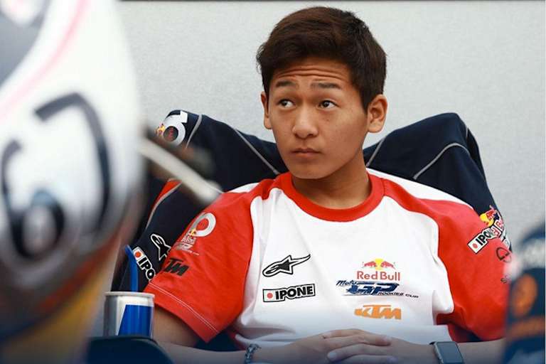 Toba absolviert 2016 seine zweite Saison im Red Bull Rookies Cup