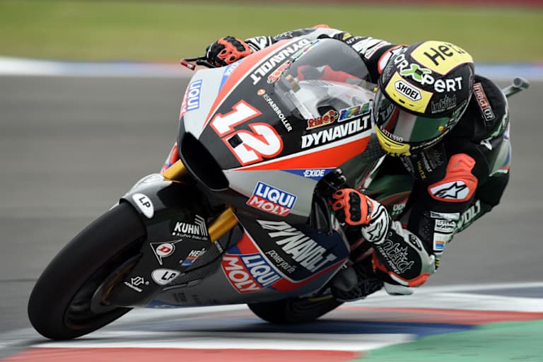 Tom Lüthi musste erst wieder Vertrauen zum Bike finden