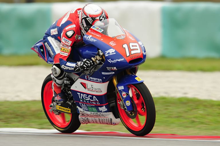 Alessandro Tonucci 2013 auf der FTR-Honda von La Fonte Tascaracing