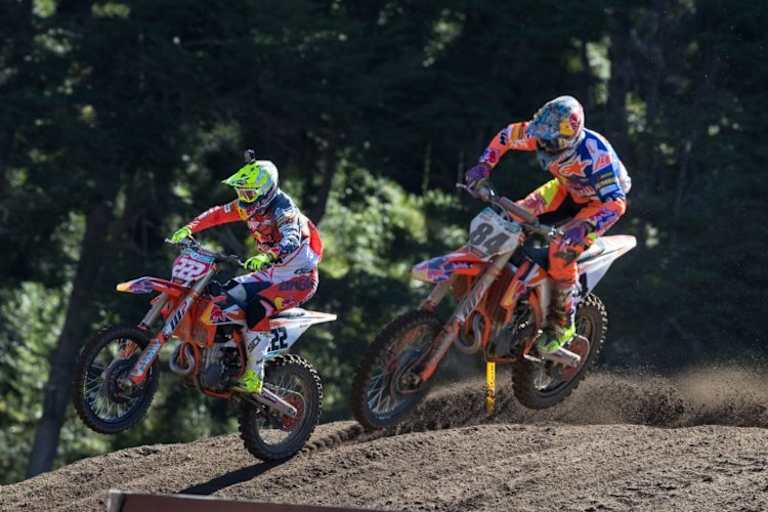 Tony Cairoli und Jeffrey Herlings fuhren auf Augenhöhe