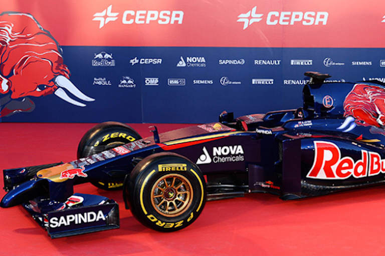 Die Nase ist auch beim Toro Rosso eher gewöhnungsbedürftig