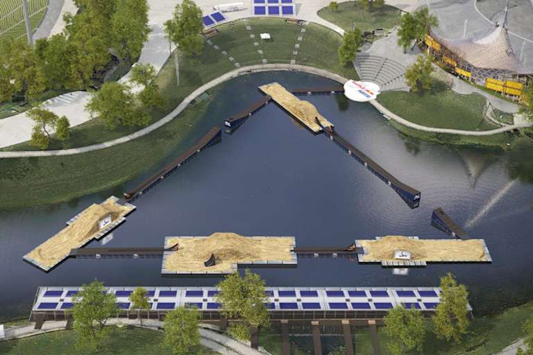 So wird der Track auf dem Olympiasee aussehen