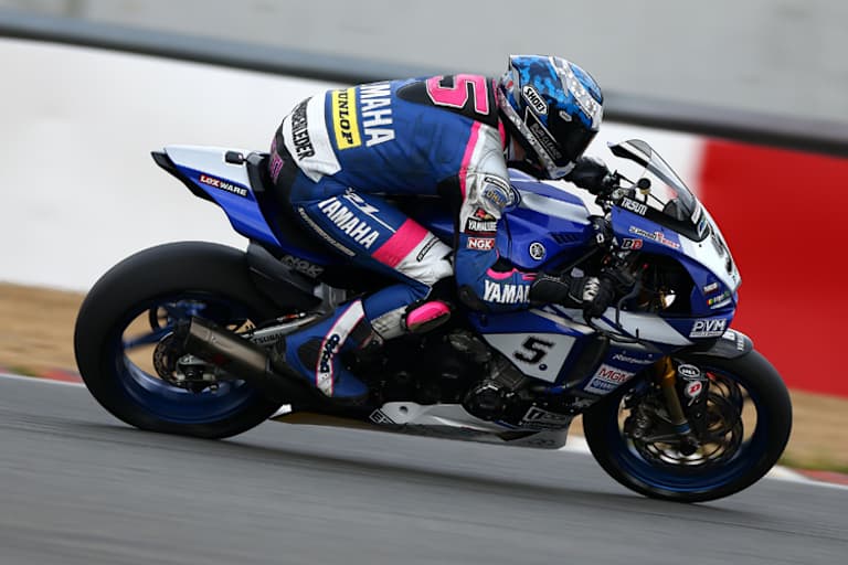 Mit der Yamaha in Zolder