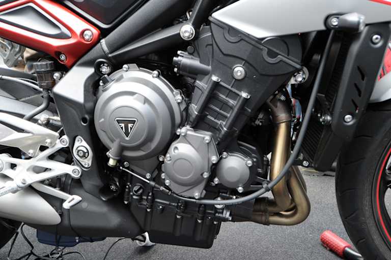 Triumph Speed Triple mit 750 ccm und serienmässigen 123 PS