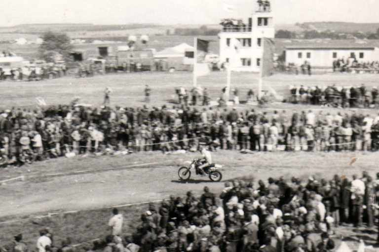 Pokallauf im Talkessel in den 1980er Jahren mit dem bulgarischen WM-Protagonisten Dimitar Rangelov