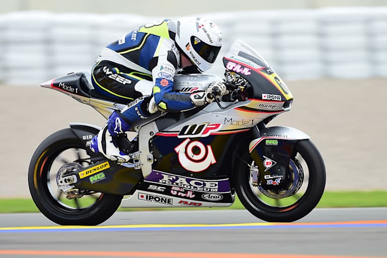 Im November 2016 testete Tuuli die Moto2-Kalex in Valencia