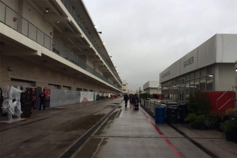 Tristes Bild aus dem Fahrerlager