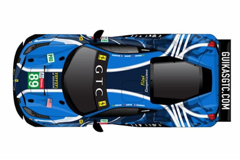 Nun in Blau: Der Ferrari 488 GTE Evo von Risi Competizione