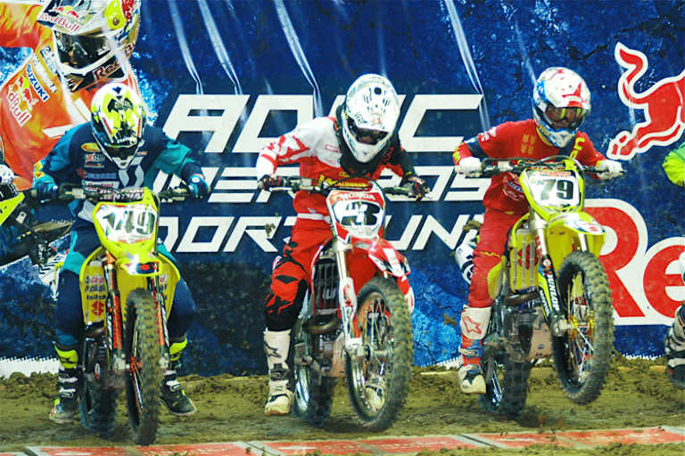 Start zum Finale: Ullrich, Faith und Owen (v.l.)