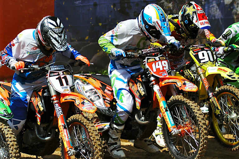 Dennis Ullrich am Start in Jauer