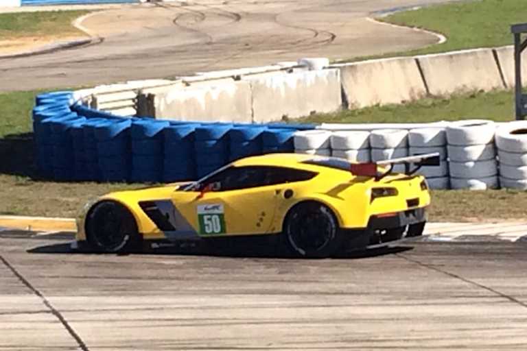 Larbre testete an zwei Tagen in dieser Woche in Sebring mit der neuen C7.R
