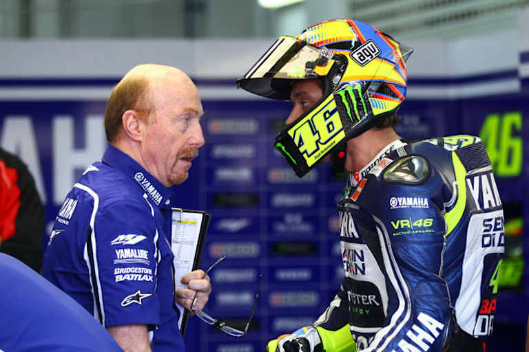 Silvano Galbusera mit Valentino Rossi