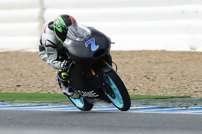 Am zweiten Testtag in Jerez schwang sich Vazquez erstmals wieder auf seine Honda