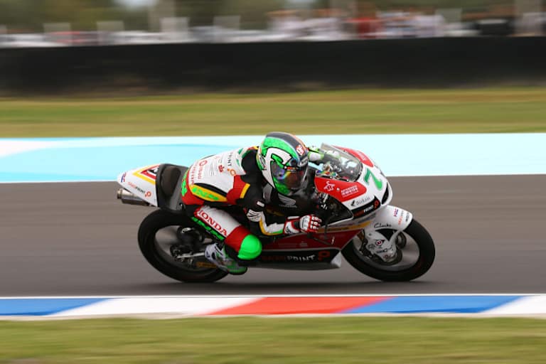 Honda-Pilot Efren Vazquez startet  von Platz 2