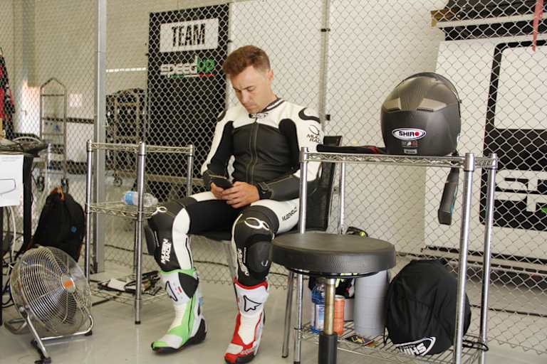 KTM-Testfahrer Efren Vazquez beim Test in Spielberg