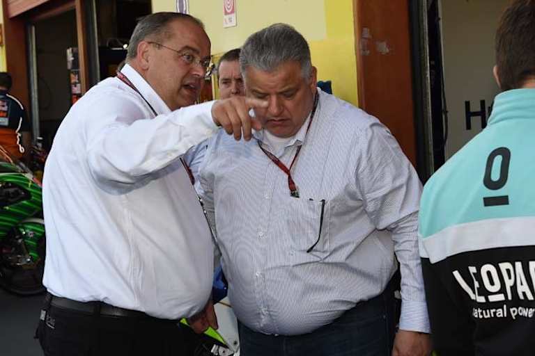 Massimo Vergini mit Flavio Becca