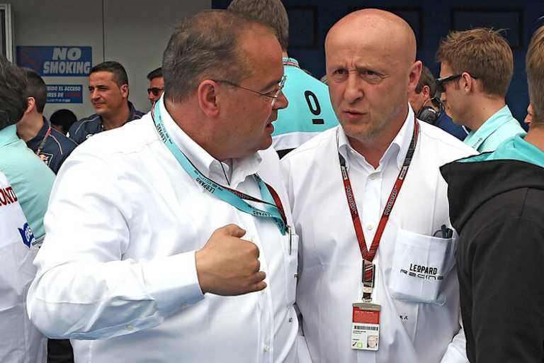 Die Leopard-Statthalter bei Leopard Racing: Massimo Vergini und Miodrag Kotur