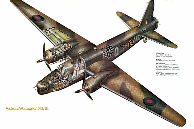 Eine Vickers Wellington