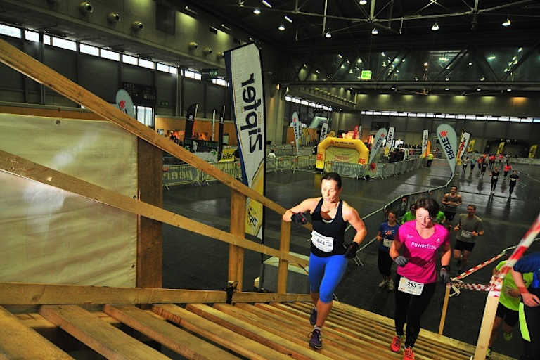Ilka Minor beim Wiener Indoor-Lauf