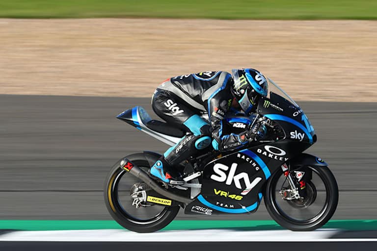 Moto3-Pilot Celestino Vietti auf der KTM-Moto3