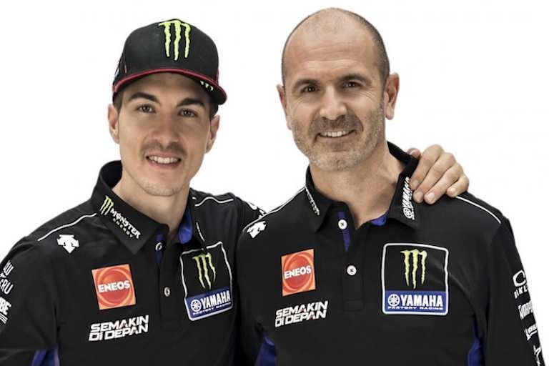 Massimo Meregalli und Maverick Viñales
