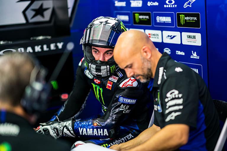 Maverick Viñales in Malaysia mit Esteban Garcia