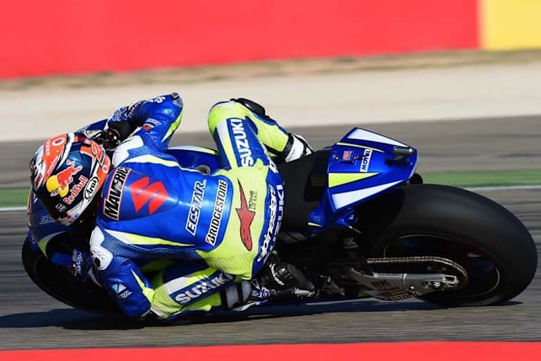 Rookie Maverick Viñales muss im Warm-up noch an seiner Rennpace arbeiten