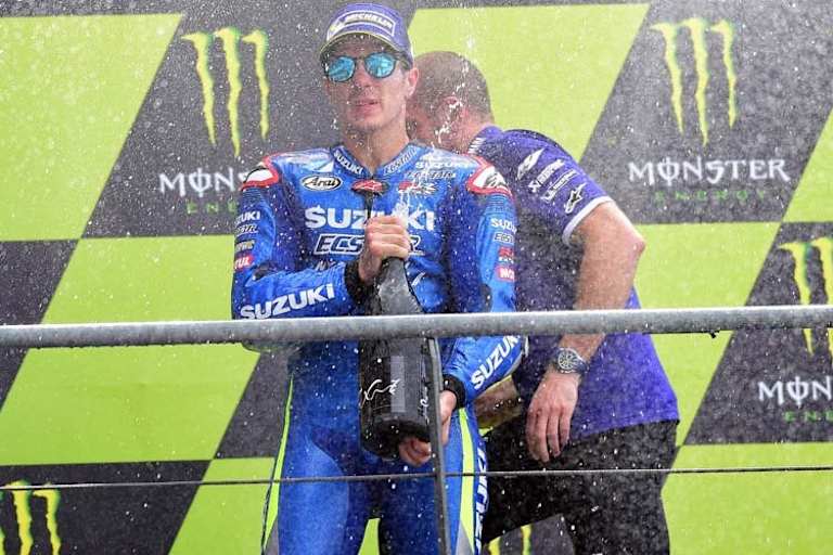 2016 stand der Spanier in Le Mans zum ersten Mal auf dem MotoGP-Podest