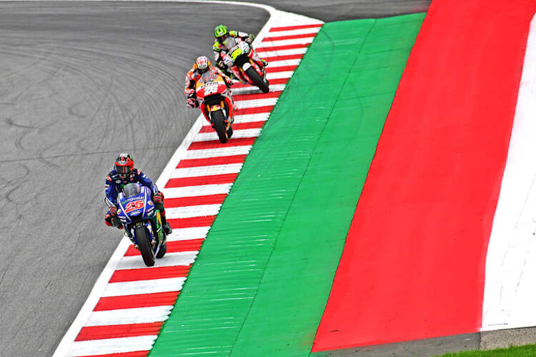 Maverick Viñales vor Pedrosa und Crutchlow