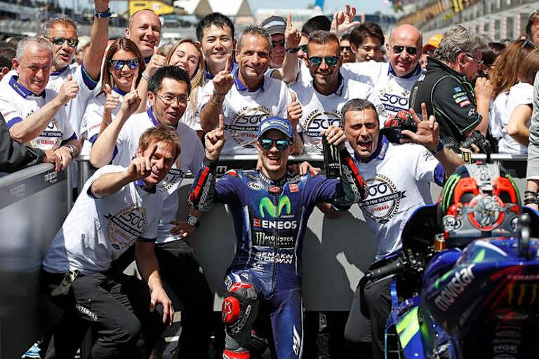 Maverick Viñales sorgte in Le Mans für den 500. Yamaha-Sieg