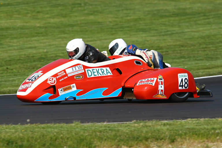 Die Seitenwagen Rookies in Aktion