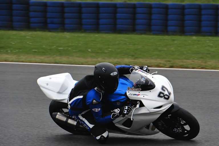 Vittorio Iannuzzo bei den Testfahrten in Oschersleben