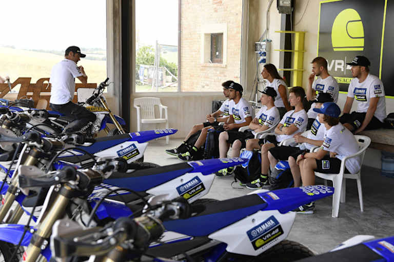 Instruktionen von Marco Belli, dann ging es aufs Motorrad