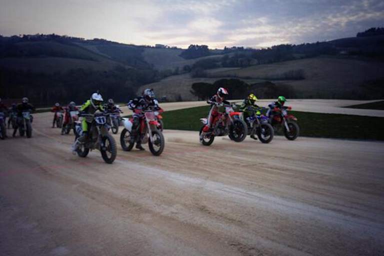 Training auf Rossis Ranch in Tavullia