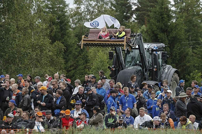 Die Finnen sind rallyebegeistert