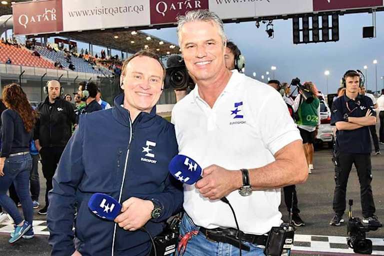 Ralf Waldmann mit Jan Stecker (Eurosport)