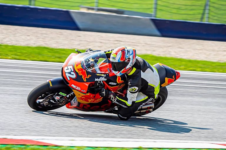 Matthias Walkner auf der Moto2-KTM