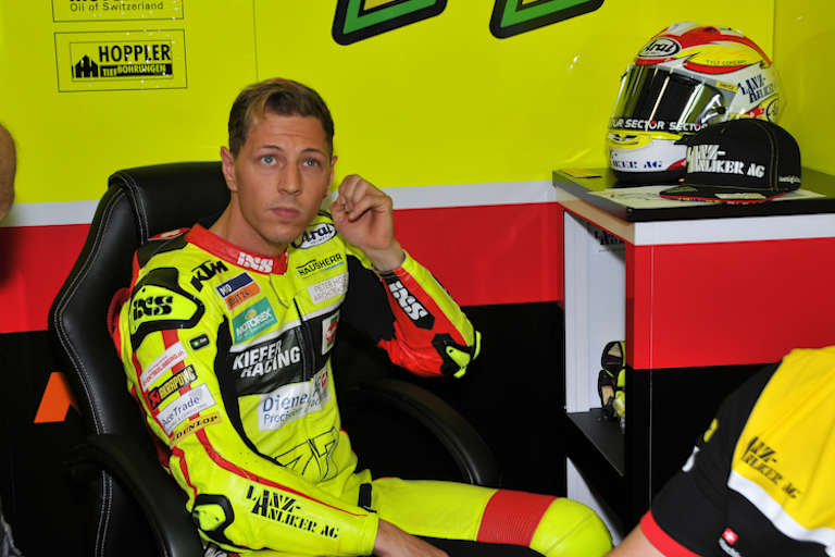 Tapfer: Dominique Aegerter