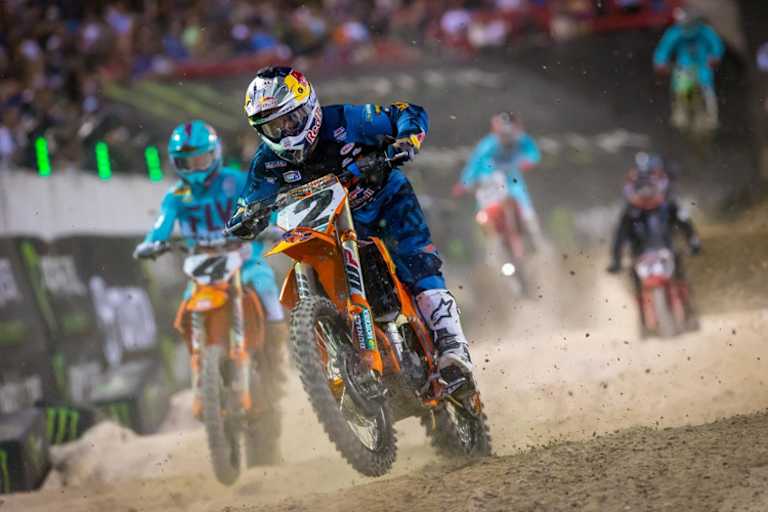 Cooper Webb in Las Vegas vor Blake Baggett