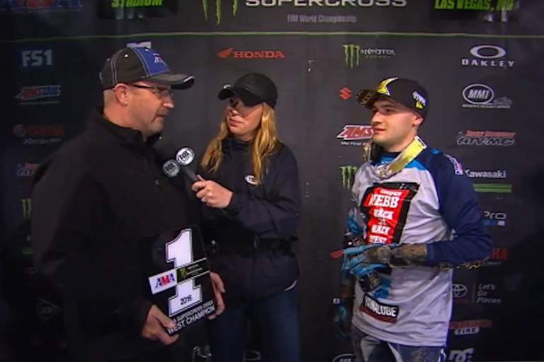Cooper Webb wird in Las Vegas Westküsten-Champion