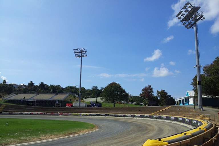 Das Western Springs Stadium in Auckland