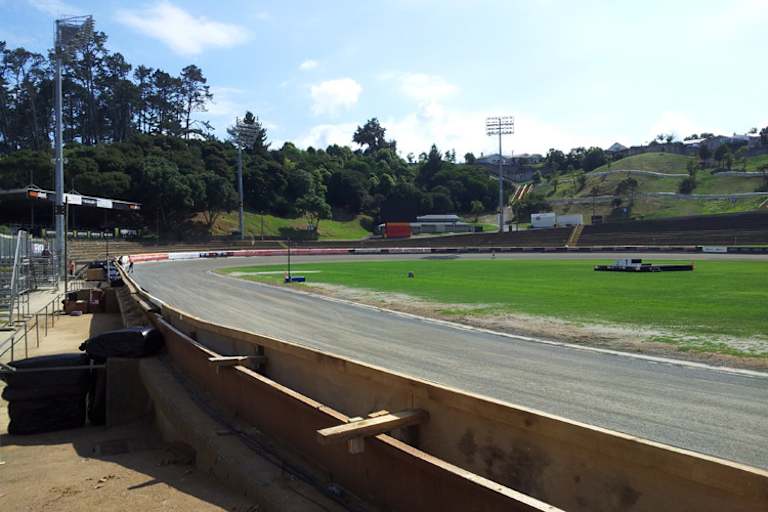 Das Western Springs Stadium in Auckland