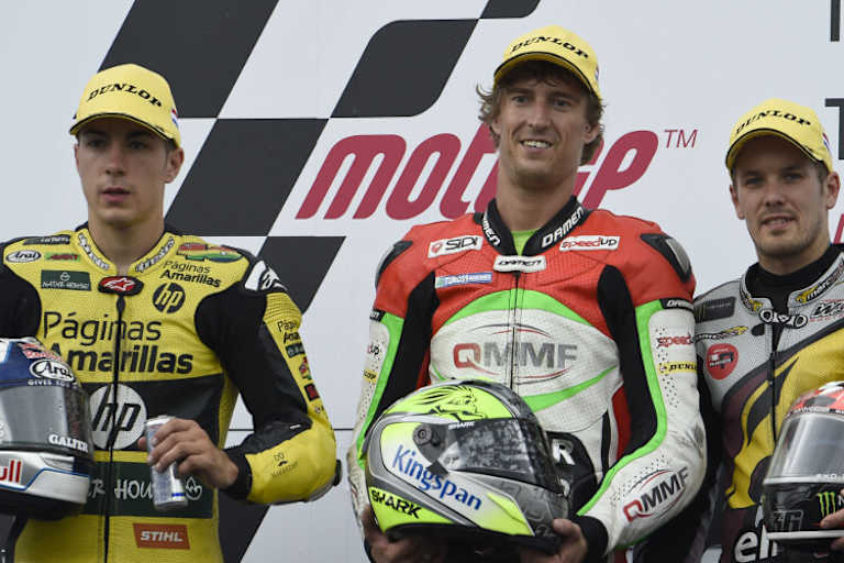 Assen 2014: Maverick Viñales, Anthony West und MIka Kallio