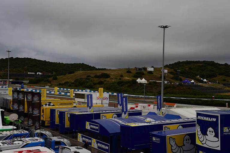 Regen in Jerez im MotoGP-F1