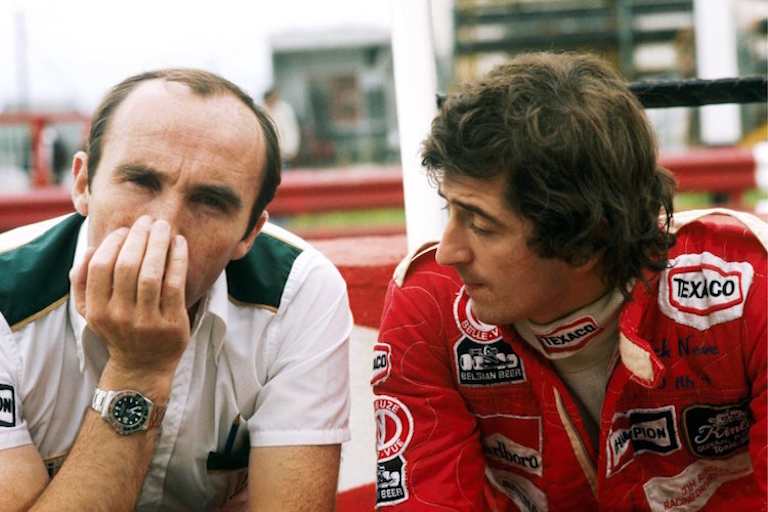 Frank Williams mit Patrick Nève