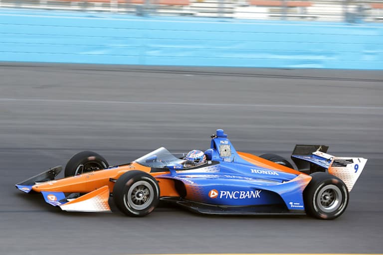 Scott Dixon mit Windscreen